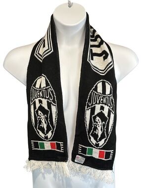 Serie A Juventus Juve FC Soccer Club Woven Doublesided Team Scarf